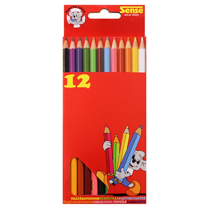 Sense colored pencils 12 pcs