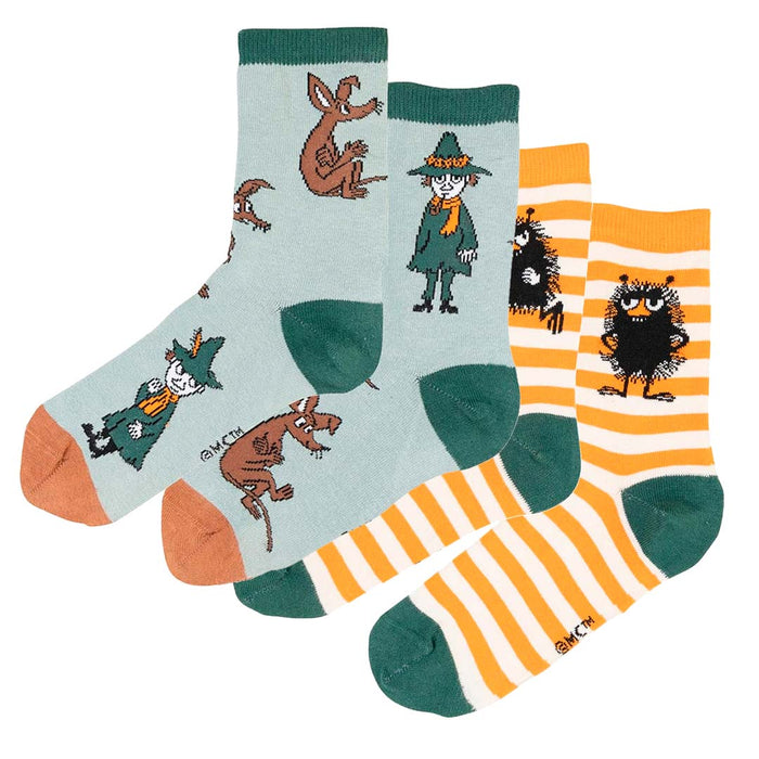 Moomin socks for children Nuuskamuikkunen 2-pack
